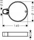 Hansgrohe Mydelniczka do drążka prysznicowego Casetta chrom (28678000) 1