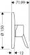 Bateria prysznicowa Hansgrohe Focus chrom (31767000) 1