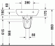 Umywalka Duravit D-Code 55cm (23105500002) 4