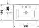 Umywalka Duravit 2nd floor 70cm (0491700027) 2