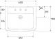 Umywalka Keramag Renova Nr 1 Plan 60cm (222260-000) 2