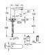 Bateria umywalkowa Grohe Eurosmart Cosmopolitan E stojąca chrom (36327001) 1