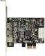Kontroler Delock PCIe x1 - 2x FireWire 800 + 1x FireWire 400 (89153) 2