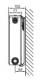 Stelrad Grzejnik płytowy Novello Typ 21 60 x 40cm (GR-ST-N-21/60/040) 8