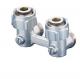 Oventrop Podwójne przyłącze Multiflex F ZB z odcięciem 3/4" kątowe (1015814) 1