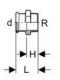 Geberit Złączka Mapress Kupfer Gas 18mm przejściowa z GZ 1/2" (34667) 1