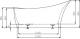Wanna Roca Dignity owalna 160 x 70cm (A24T441000) 3
