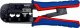 Knipex Szczypce do zagniatania wtyków telefonicznych Western 190mm (97 51 10) 1