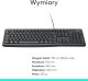 Klawiatura Logitech K120 (920-002509) 7