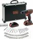 Wiertarko-wkrętarka Black&Decker BDCDC18BAFC 18 V 2 x akumulator 1.5 Ah 1