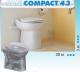Miska WC Sfa Rozdrabniacz w misce Santicompact C43 (C43LV) 2