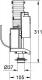 Grohe Zawór spustowy AV1 z 2-pojemnościowym spłukiwaniem (42320000) 2