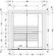 Duravit Sauna wolnostojąca 180 x 118 x 222cm biały połysk (751022002011000) 6