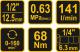 Klucz udarowy Vorel `Grzechotka pneumatyczna 1/2", 68Nm 141 l/min (81118) - 81118 1