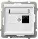 Ospel Gniazdo komputerowe Sonata pojedyncze RJ45 5e białe (GPK-1R/K/m/00) 1