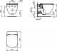 Miska WC Ideal Standard Tesi AquaBlade wisząca (T007901) 2