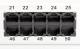 Digitus Patch panel ISDN 19" 1U 50 x RJ45 LSA kat.3 (DN-91350-1) 3