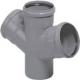 Magnaplast Czwórnik 67° kanalizacji wewnętrznej HTDA 110/50mm (11420) 1