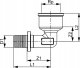 Tece Kolano przejściowe 90° 20mm x 1/2" mosiądz (708020) 3