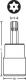 Stanley Nasadka trzpieniowa Torx z otworem 1/2" T45 x 55mm (STMT73411-8B) 1