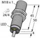 TURCK Czujnik indukcyjny M18 Sn=8mm 10-30V DC PNP 1Z 3-przewodowy BI8-M18-AP6X (4615030) 1