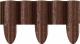 Cellfast Palisada ogrodowa Eco brązowa 17cm x 2,4m 5 części (34-031) 1