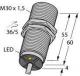 TURCK Czujnik indukcyjny M30 Sn=15mm 10-30V DC PNP 1Z 3-przewodowy BI15-M30-AP6X (4618530) 2