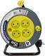 Orno Przedłużacz bębnowy MINI 4 x 230V / PVC 3 x 1mm limonkowy 15m (OR-AE-1339/L) 2