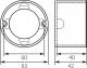 Elektro-Plast Puszka podtynkowa biała 60 x 40mm (13.76) 1