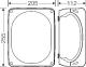 Hensel Puszka odgałęźna 255 x 205 x 112mm bez zacisków IP66 szara DK 2500 GZ (62000161) 1
