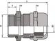 LAPP Dławnica kablowa mosiężna M25 IP68 SKINTOP MS-M ATEX 25x1,5 (53112730) 2