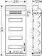 Hensel Rozdzielnica modułowa 4 x 12 natynkowa IP54 KV 4548 (6100229) 2