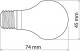 GTV Żarówka LED E27 470lm 6W 220 - 240V ciepły biały (LD-SMGB45C-60) 1