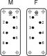 LAPP Wklad złącza 6P+PE żeński 35A 500V EPIC H-BS 6 BS 1-6 (10171000) 2