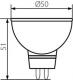 Kanlux Żarówka LED Tomi 7W MR16 CW (22707) 2