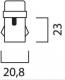 Świetlówka kompaktowa Sylvania Sa Lynx-S G23 9W (0025890) 1