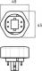 Świetlówka kompaktowa GE Lighting GX24q-3 26W (34406) 2