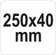 Yato Tarnik do gipsu z ostrzem wymiennym 250mm (YT-61680) 3