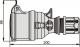 Elektromet Gniazdo przenośne proste TWIST GPP-32/4 czerwone 4P 32A 400V (921876) 2