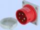 Elektromet Wtyczka tablicowa prosta czerwona 16A 400V IP44 (922030) 1