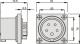 Elektromet Wtyczka tablicowa prosta czerwona 32A 400V IP44 (922035) 2