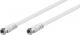 Kabel Goobay Antenowy (F) 2.5m biały (11724) 1