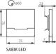 Oprawa schodowa Kanlux Apus LED inox (23110) 2