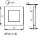 Oprawa schodowa Kanlux Apus LED inox (23107) 2
