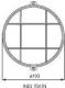 Kanlux Plafoniera hermetyczna Ines 7061N 100W E27 IP43 (70525) 2