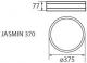 Lampa sufitowa Kanlux Jasmin 2x60W  (23127) 3