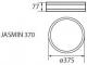 Lampa sufitowa Kanlux Jasmin 2x60W  (23124) 3