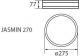 Lampa sufitowa Kanlux Jasmin 1x60W  (23123) 3