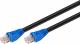 Goobay Kabel krosowy U/UTP kat.6 czarny 20m (94392) 1