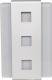 Zamel Gong dwutonowy GLASSO GNS-248-SRB 230V srebrny (SUN10000116) 1